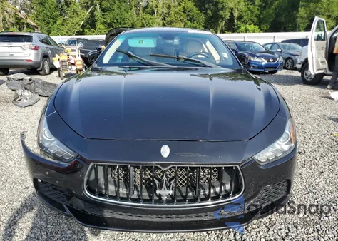 2014 Maserati Ghibli из США, поврежденный, VIN ZAM57XSA3E1086448